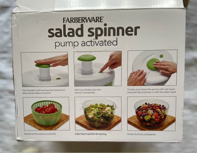 New In Box Faberware Salad Spinner
