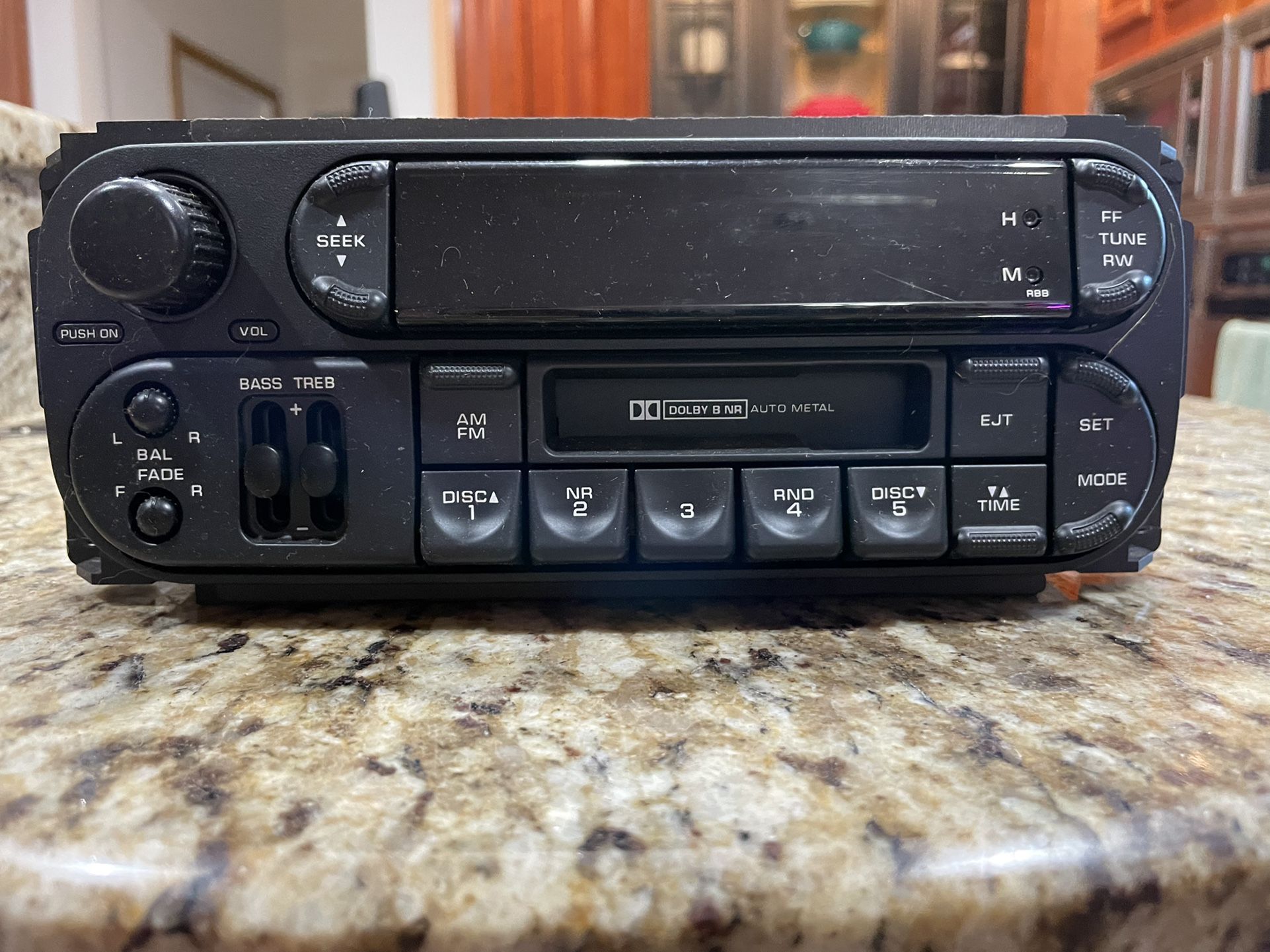 Chrysler Jeep Dodge OEM Tape Deck P0(contact info removed)AJ