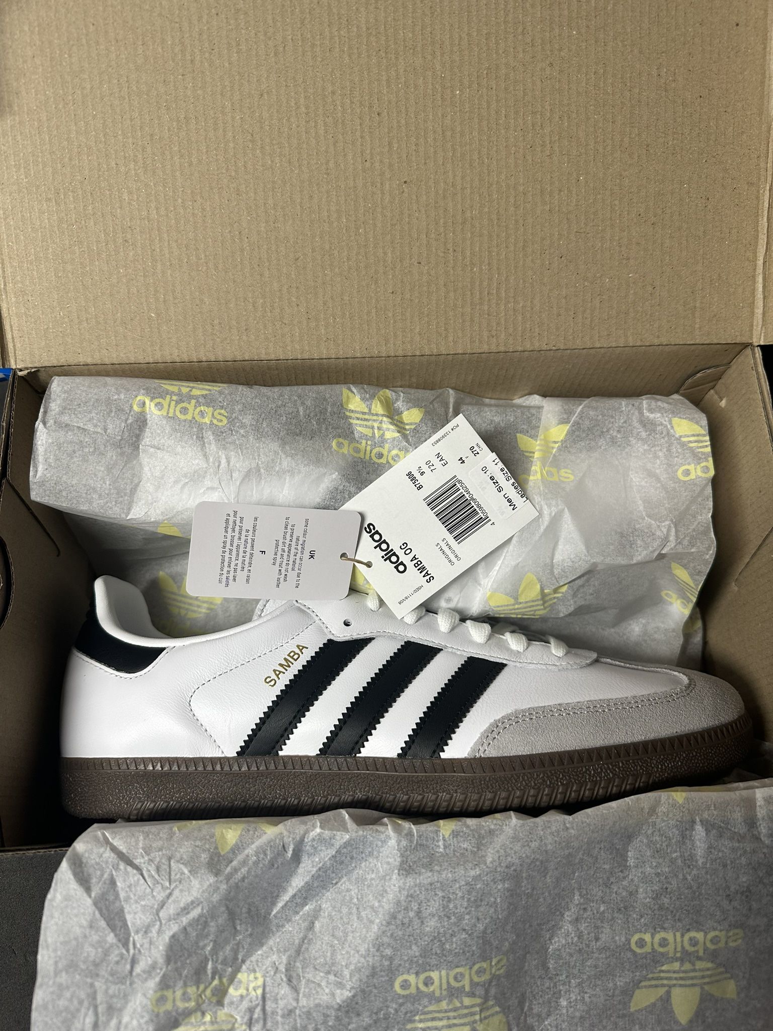 Adidas Samba Size 9.5M Brand New