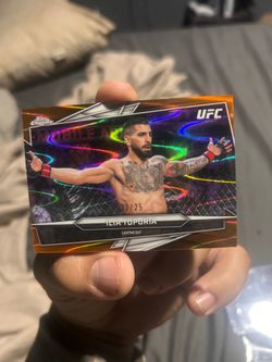 illia topuria /25 topps chrome
