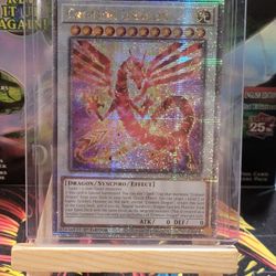 YUGIOH 25th Anniversary Crimson Dragon Quarter Century Secret Rare  Dune-En038 1st Edition Mint for Sale in Kearney, NE - OfferUp