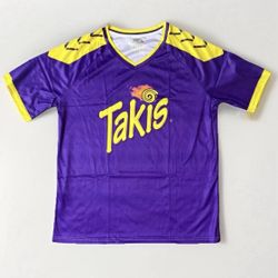 Takis Jersey | Men's Purple and Yellow Jersey