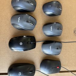 Lot Of 9 Computer Mice 
