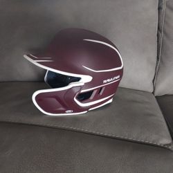 Custom Order Rawlings Maroon Batting Helmet 