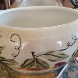 francesca handpainted ceramic flower pot