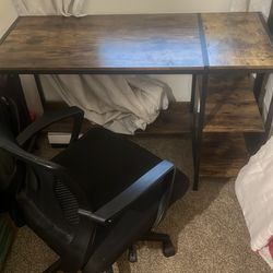 Desk & chair