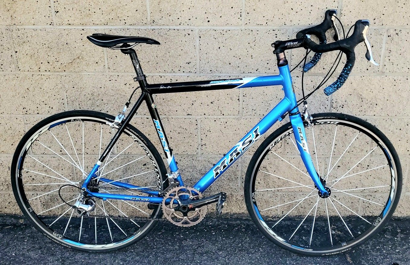 Masi 58cm Road w Carbon Fork - Shimano Dura-Ace
-
Ultralight aluminum