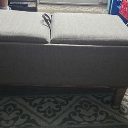 Grey Ottoman