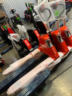 Full Electric Pallet Truck ā NORDSTEEL Warehouse Equipment, Brand New