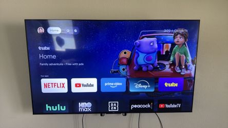 65 in TCL 4K Smart TV