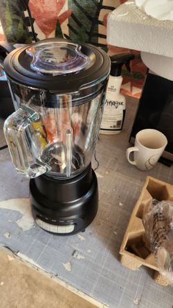 Mainstays 5-Speed Glass Blender with 48 Oz Jar and Ice-Crushing Motor