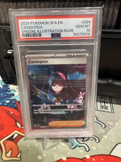 PSA 10 POKEMON SFA EN-SHROUDED FABLE SPECIAL ILLUSTRATION RARE CASSIOPEIA