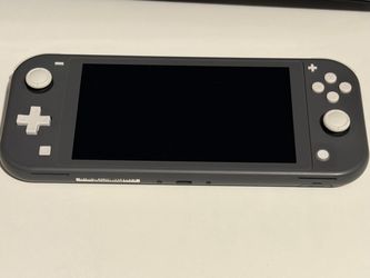 Nintendo Switch Lite Gray Handheld Console + Game