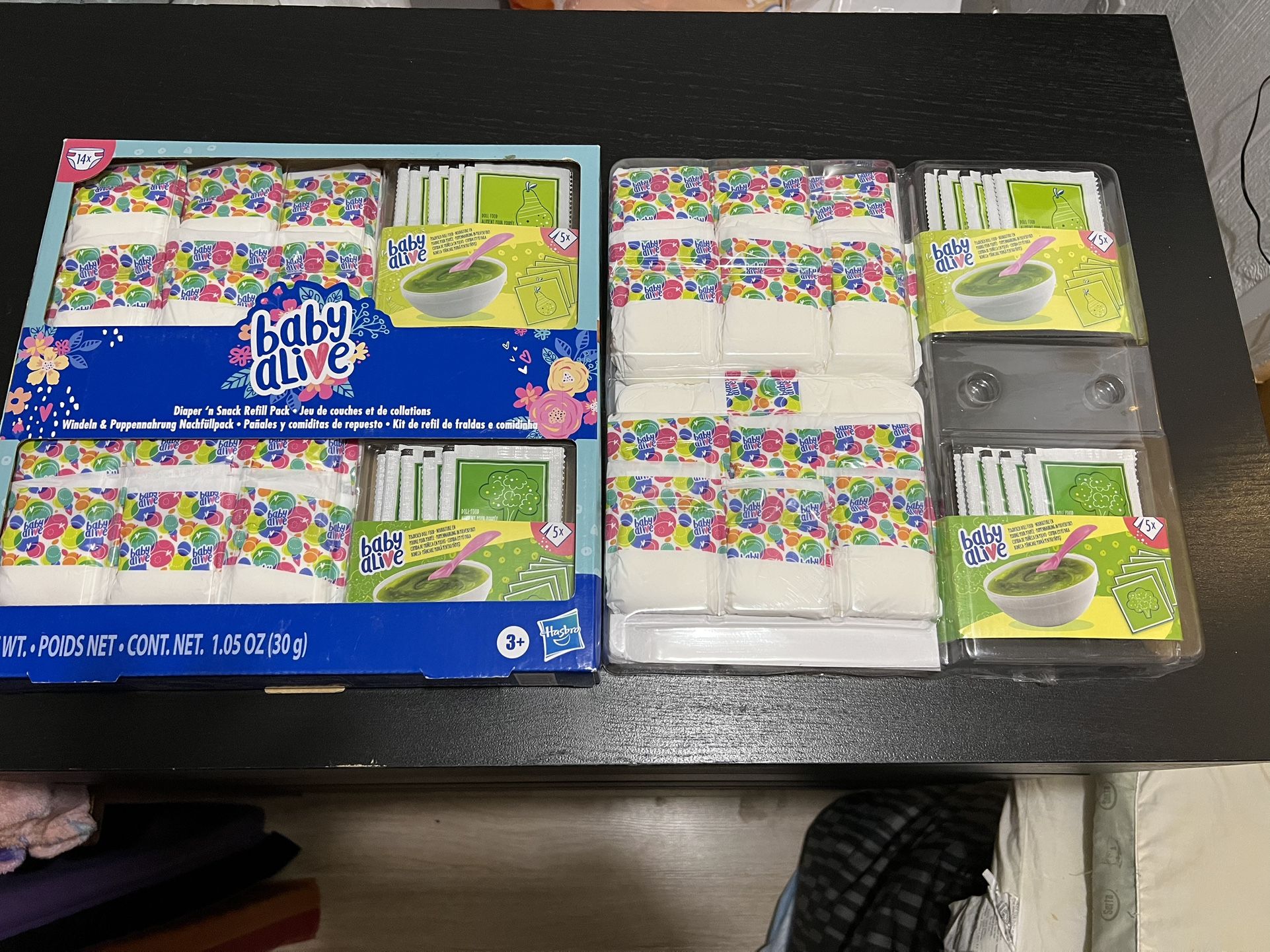 Baby Alive Food and Diapers