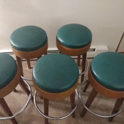 Barstools. 3.  Very Nice Sturdy and Comfortable Stools