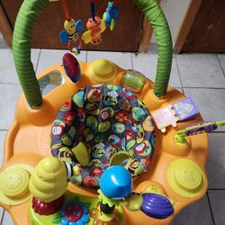 Baby Jumper and Baby Activity Play7 Gym with Lights, Music & Hanging Toys – Interactive Infant Play Center