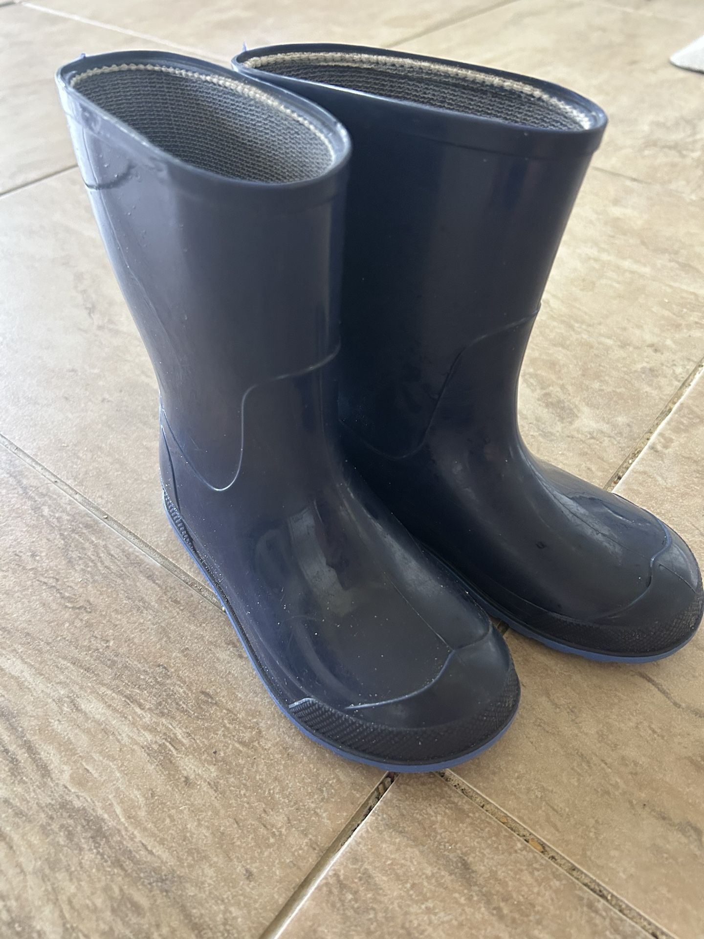 Children’s Blue Toddler Size 9–10 Rain Boots