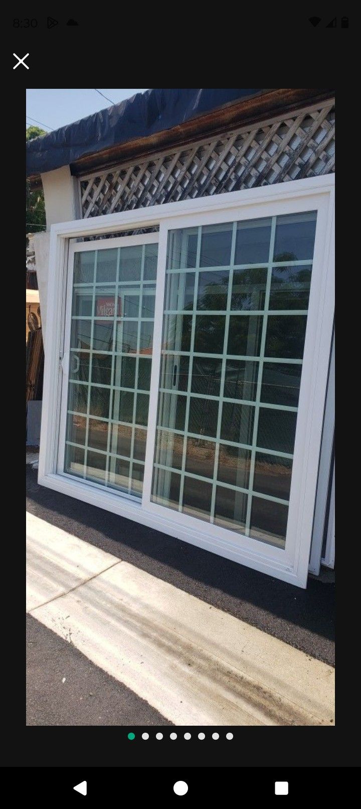 93x79 Retro Fit Left Hand Sliding Patio Door