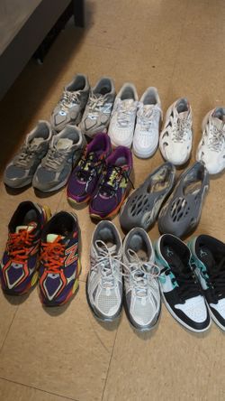 9 pair sneakers