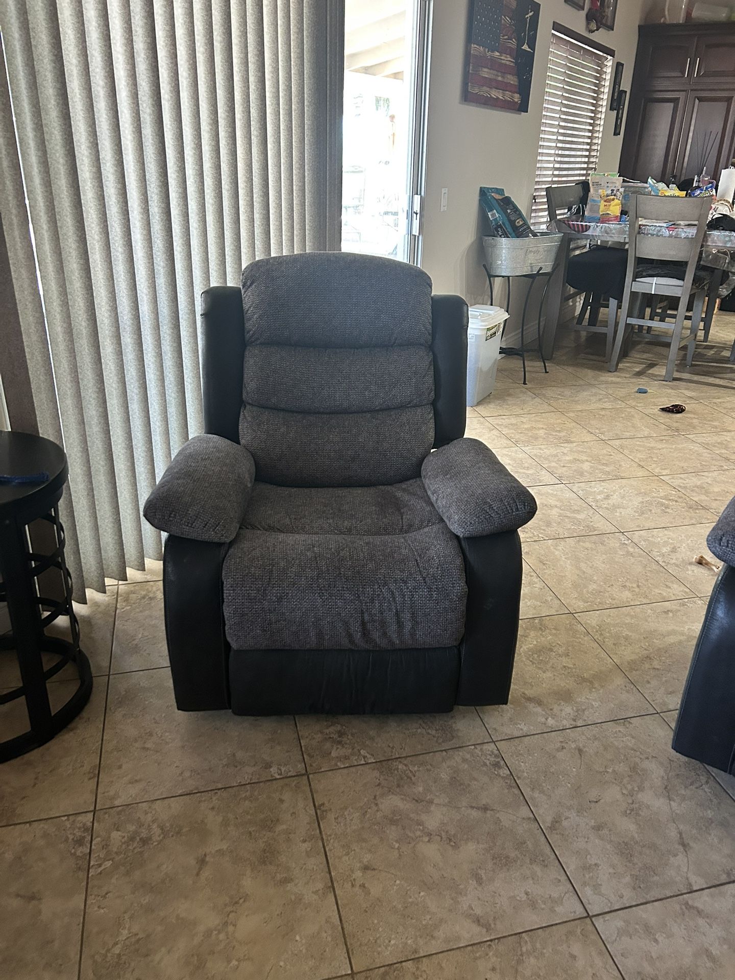 Grey/Black/ Charcoal Couch Love seat