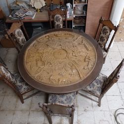 Hand Carved Table From The Philippines 