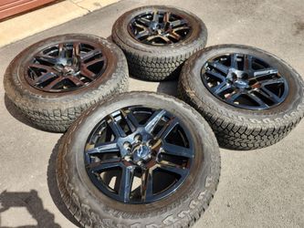 chevy silverado factory 20" wheels and tires