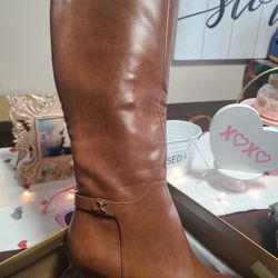 Brown Leather Boots