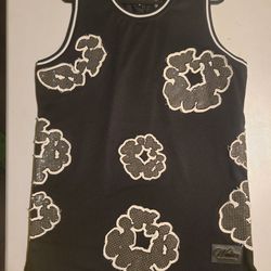 Coud Patterned Basketball Jersey
