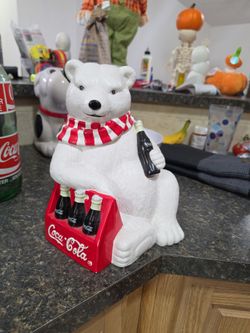 Coke cookie jar