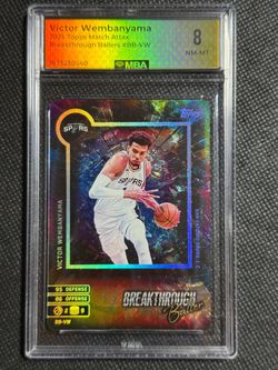 2025-26 Topps Match Attax Victor Wembanyama Breakthrough Baller #BB-VW MBA 8