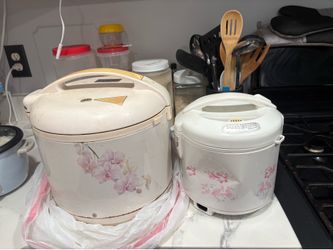 Rice cooker - small one is 5 cups and big one is 10