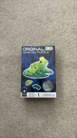 3-d Frog Crystal puzzle