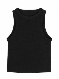 Black tank top