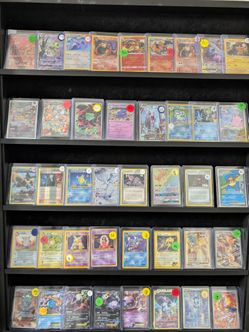 Rare Pokemon cards for sale or trade holos mid era Charizard