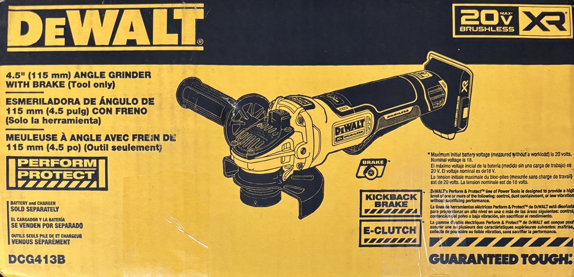 New  ANGLE  GRINDER   XR