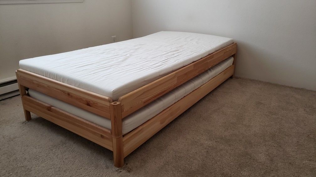 2 Twin XL bed frames (Ikea) for Sale in Redmond, WA OfferUp