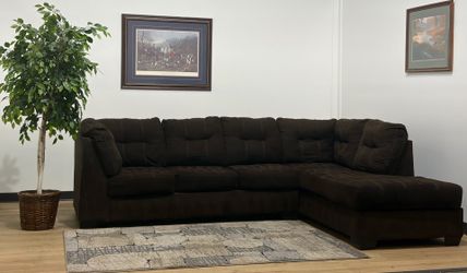 Ashley furniture brown sectional