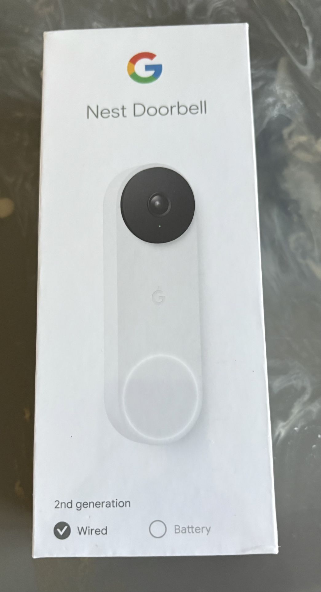 Nest Doorbell (Wired, 2nd Gen) - Snow