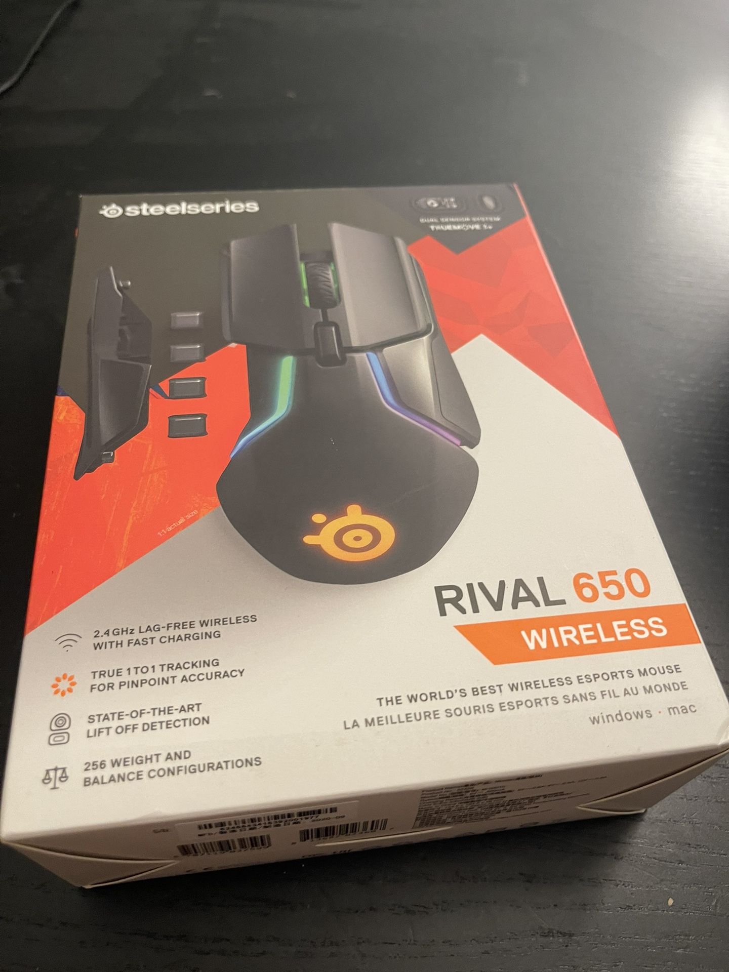 rival 650 wireless gaming mouse