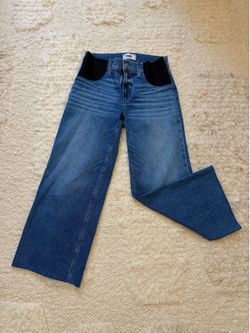 PAIGE Maternity Cropped Denim - Size 25