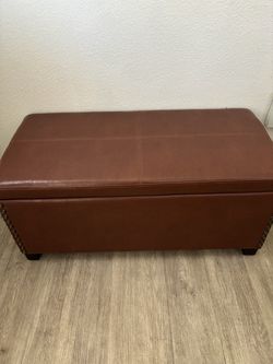 Beautiful leather bench $45