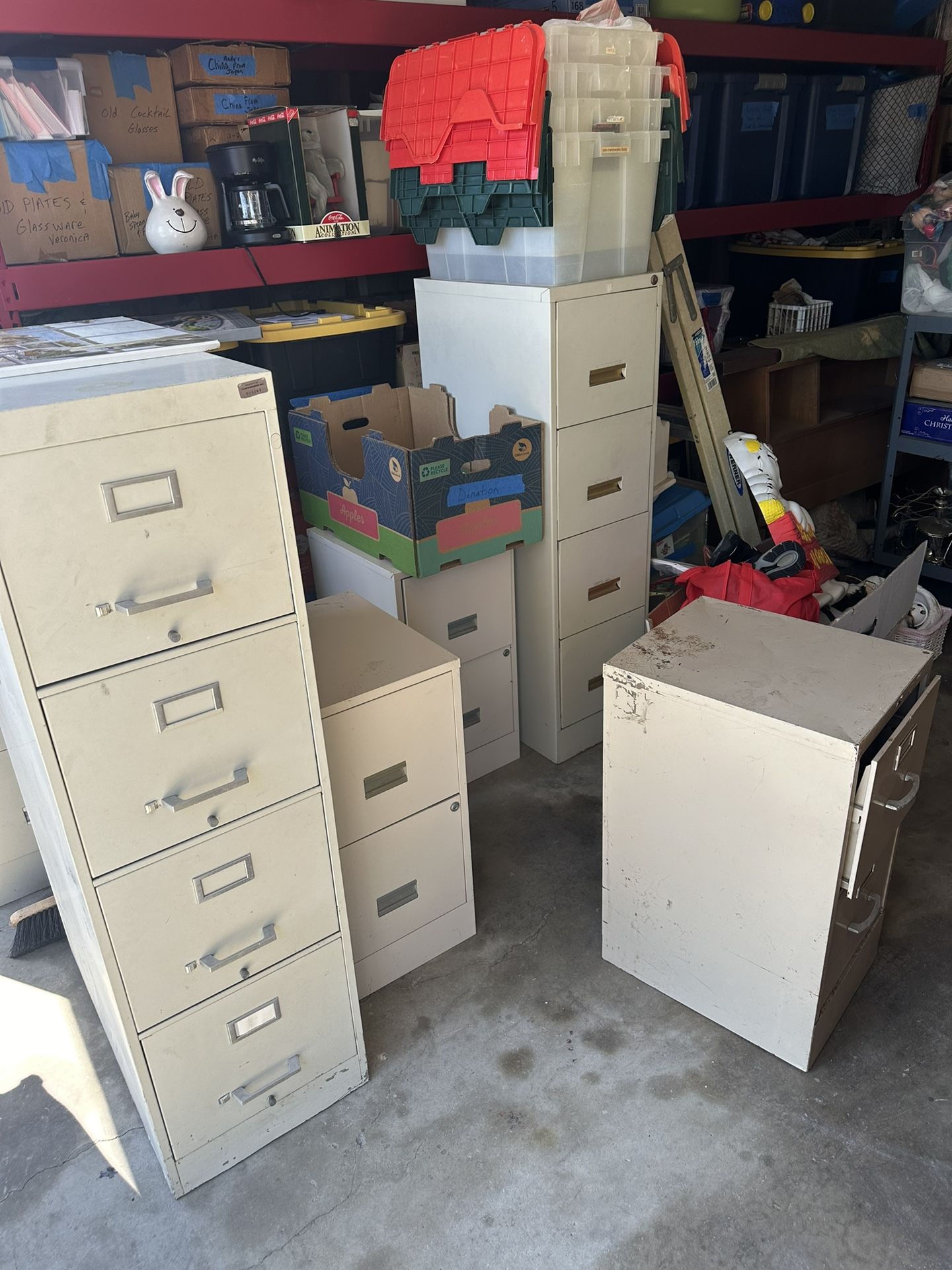 5 File Cabinets