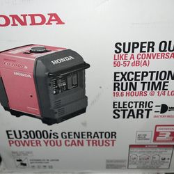 Honda Generator Eu3000i