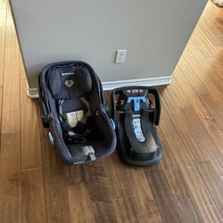 Uppababy Car seat and 2 bases