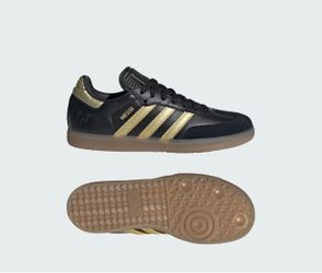 Adidas Samba Messi Black Gold Sneakers