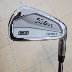 Titleist CB Forged 7 Iron AMT Steel Stiff Flex Right Handed Demo/Fitting Club *Nice