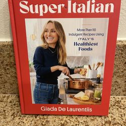 Autographed Super Italian Cookbook by Giada De Laurentiis