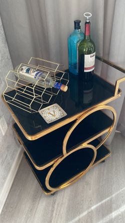Gold And Black Luxurious Cart
