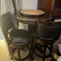 Bar Stool Table 2 Chairs