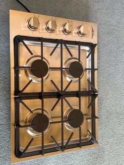 New 30 inch stainless steel gas cooktop